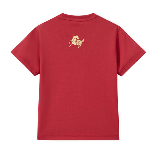 ONIARAI/鬼洗 26春季棒系列马年趣味达摩填充短袖男女童 NK840294 商品图3