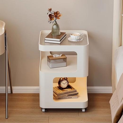 床头柜客厅沙发卧室创意铁艺边几现代简约床头边柜置物架网红茶几 商品图5