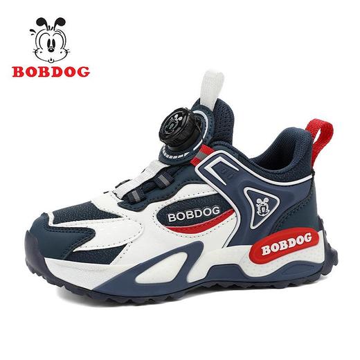 巴布豆童鞋男童鞋子新款轻便皮面防水男孩秋冬儿童跑步运动鞋 商品图4
