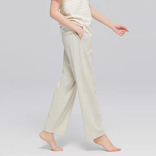 【女士薄款短袖/长袖家居服】100%棉素道有机彩棉-女士混色（条纹）纯棉家居服套装（基地直发-申通包邮），来自敦煌，品牌：素道【合作生产，公平贸易】 商品图4