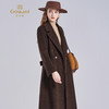 2025乔万尼新品冬100%羊毛复古暖棕鎏金格调系带羊毛大衣ED4A771 商品缩略图2