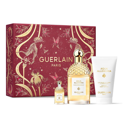【一口价】Guerlain 娇兰节日限定香水三件套（柑橘罗勒淡125ml++柑橘罗勒7.5ml+身体乳液75ml） 商品图0