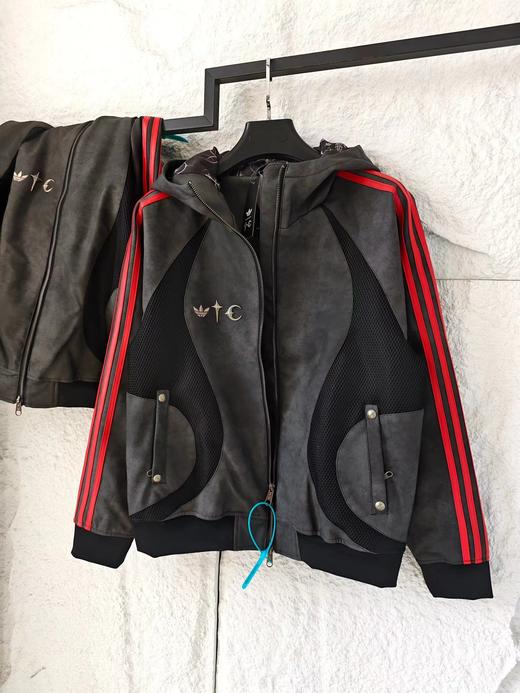 D121673联名款运动连帽拉链舒适夹克外套男女同款 商品图3