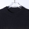 SDSA秋冬新款痞帅男装美式撞色字母圆领毛衣下摆流苏设计百搭时尚 商品缩略图1