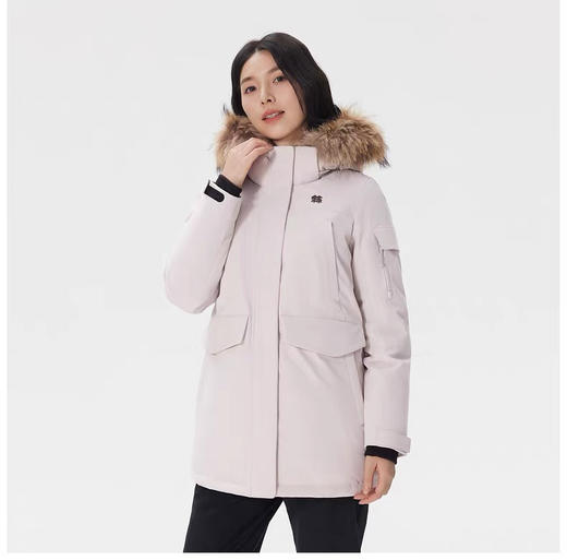 1216-6 福利特惠 两颗树 女士 大毛领 派克羽绒服 商品图1