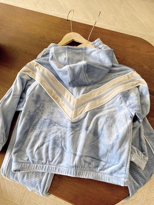 云仓【红豆正品】实体同步， 儿童宝宝绒连帽居家套装 商品图6