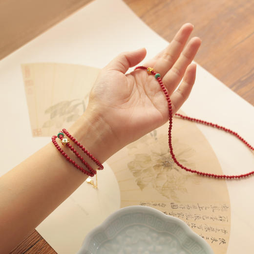 【买二赠零钱包】祈玺·合香珠/水晶手串丨32款可选，普陀山祈福邮局授权、直发，男女款，手串/小金砖吊坠/项链，承包新年好意头！可自用可送礼（附寺院祈福+手工盖章祈福卡） 商品图1