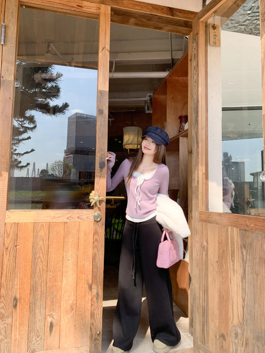 <曾小咸推荐>现货秒杀 ！微信超特价！ 假两件撞色针织衫 日常189.99 立减 秒杀79.99！！ 环保皮草毛绒外套 秒杀169.99！ 商品图9