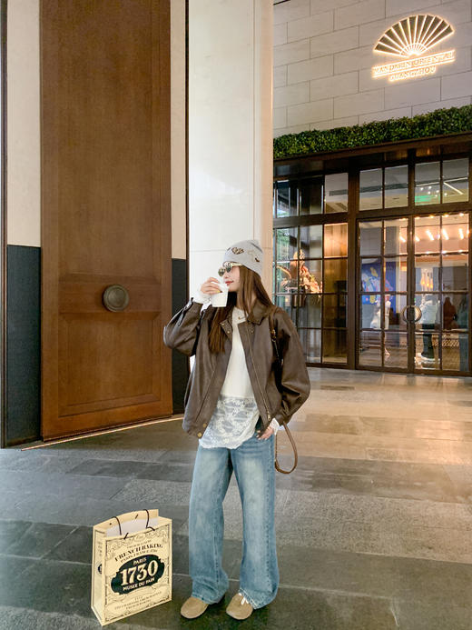 <曾小咸推荐>现货秒杀 ！微信超特价！蕾丝拼接打底衫 日常169.99 立减80 秒杀89.99！！复古牛仔裤秒杀99.99！！ 商品图5