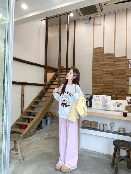 <曾小咸推荐>现货秒杀 ！微信超特价！韩系刺绣小狗加绒卫衣 日常199.99 立减90 秒杀109.99！！ 商品图7