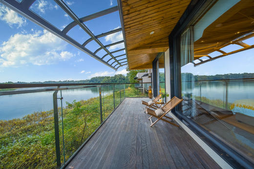 【雅安·598号院】8房私汤小院，独立小岛，宴请，20人大圆桌，临湖，超大庭院，钢琴，湖景房，避暑玩水yyd 商品图1