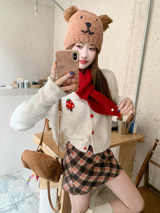 <曾小咸推荐>2.12现货秒杀 ！微信超特价！ 纯色围巾 日常79.99 立减50 秒杀29.99！！韩系短款毛衣开衫  秒杀109.99！！ 商品图13