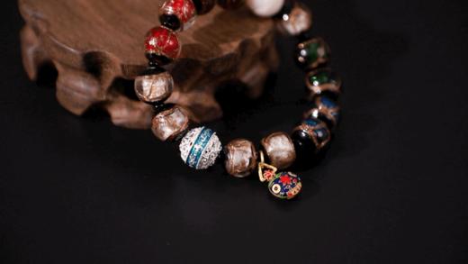 《如意福宝》琉璃花丝银手串，双非遗工艺，火出圈了！琉璃花丝银手串， 商品图3