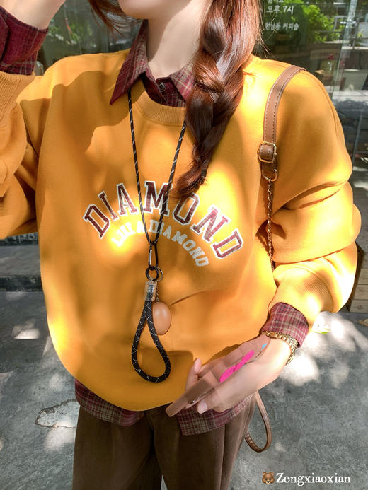 <曾小咸推荐>现货秒杀 ！微信超特价！韩系复古红色格子衬衫 日常199.99 立减100 秒杀99.99！！ 商品图5