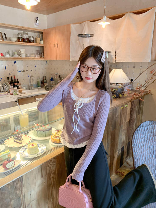 <曾小咸推荐>现货秒杀 ！微信超特价！ 假两件撞色针织衫 日常189.99 立减 秒杀79.99！！ 环保皮草毛绒外套 秒杀169.99！ 商品图14