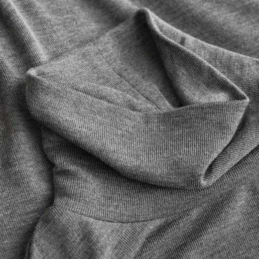 直发 保暖高领 莫代尔腈纶山羊绒暖绒衣 合身版型打底衫 商品图6