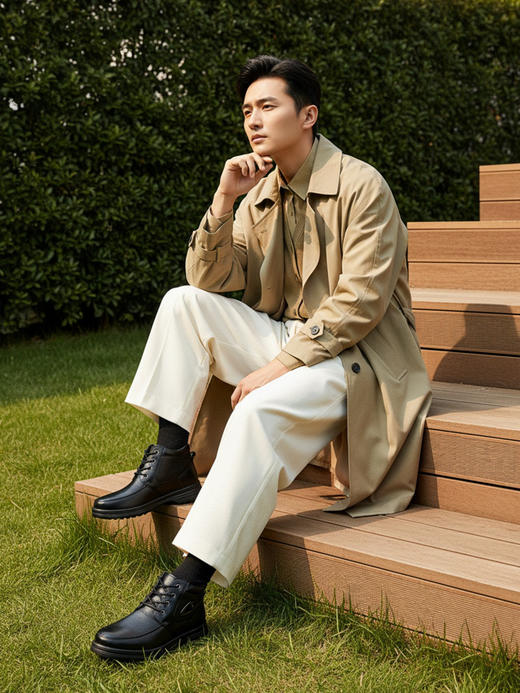 直发【头层软牛皮+真羊毛】巨大清仓-巨好穿的爸爸鞋！冬季保暖鞋 商品图8