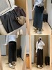 直发【3228】醋酸羊毛~高腰显瘦 毛呢混纺后中开叉半身裙 商品缩略图0