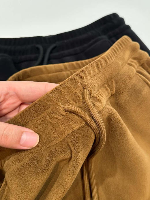 外贸原单 六色摇粒绒束口休闲卫裤121107 商品图7