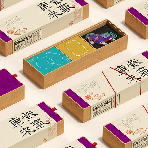 自然造物紫气东来新年糕点礼盒含布偶马走亲戚伴手礼企业定制团购 商品图1