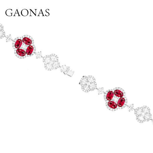 GAONAS  圣诞红 秋冬贵气百搭红色手链11793SR 商品图2
