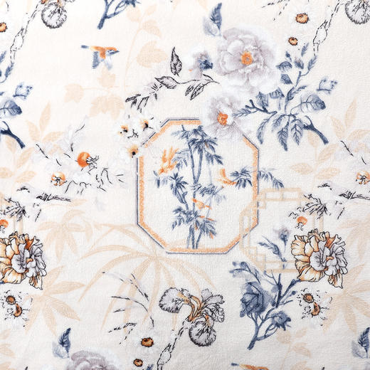 富安娜（FUANNA）单层富安娜（FUANNA）法兰绒毯-云晓星尘150*200cm 商品图1