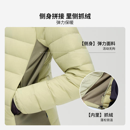 北极狐25秋冬轻量户外保暖羽绒服女士白鹅绒羽绒夹克092522012 商品图1