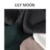 LILY MOON港风肌理感圆领宽松卫衣 商品缩略图5
