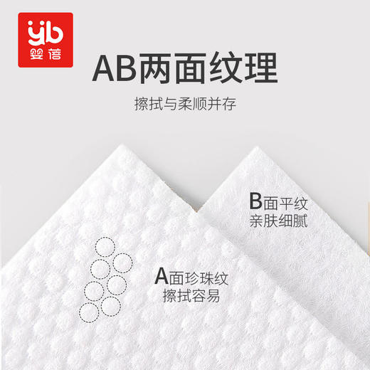 【特价福利】婴蓓2箱共10包婴幼儿手口湿巾量贩装（80抽/包） 商品图3