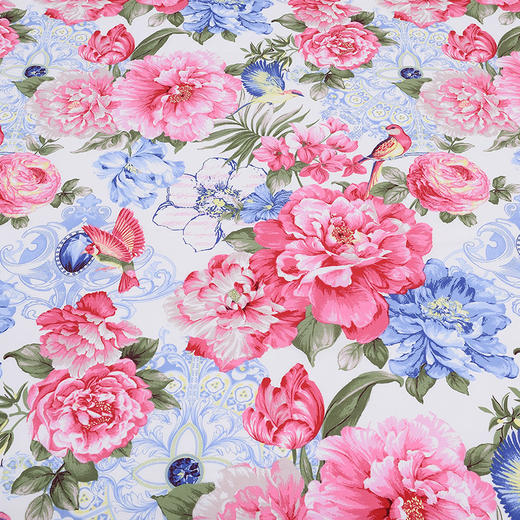 富安娜（FUANNA）磨毛四件套-群芳尽艳203*229cm 商品图3