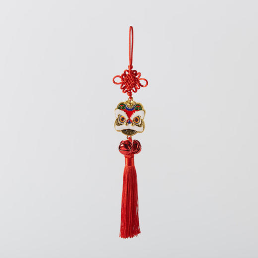 新年春节氛围装饰汽车铃铛挂件招财猫平安狮挂饰 商品图0