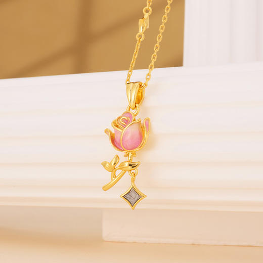 为爱摘星陨石项链！内含天然陨石！荧光灯下可变红！ 商品图5