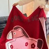【品牌直发】加倍生活 新年款红色好运马半边绒针织毯 马年限定系列 年货节毛毯毯子  赠送手提袋 商品缩略图6