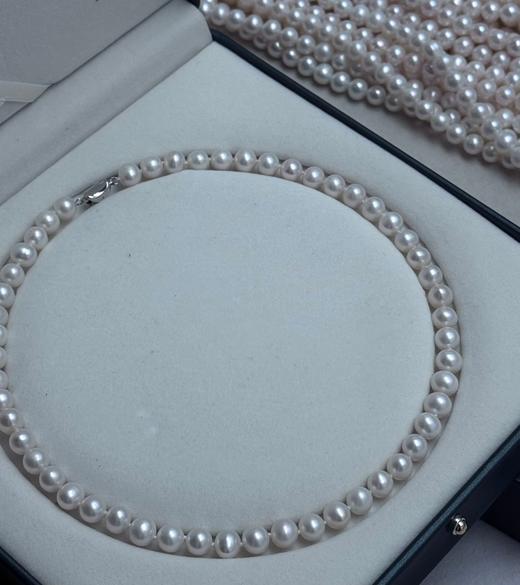【极光古法珍珠项链】麦麦诸暨珍珠溯源行，货尖中优中择优的品质，亲自把控挑选，大家放心跟麦麦入！ 商品图1