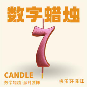 JLY炫彩数字蜡烛7