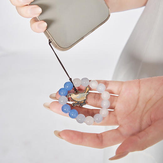 物兮物 工艺美术系列 草莓小偷手机链 商品图1