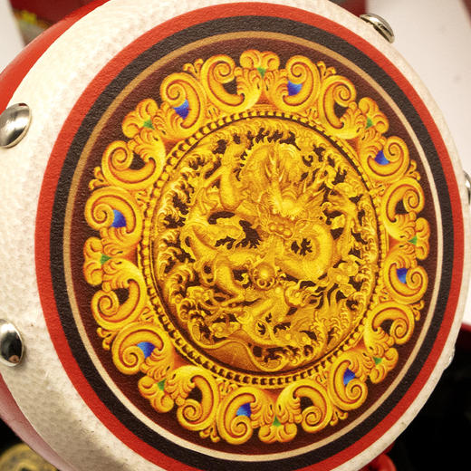 红包鼓鼓 拨浪鼓礼盒 内含仿古五帝钱一套、红包贺卡 商品图7