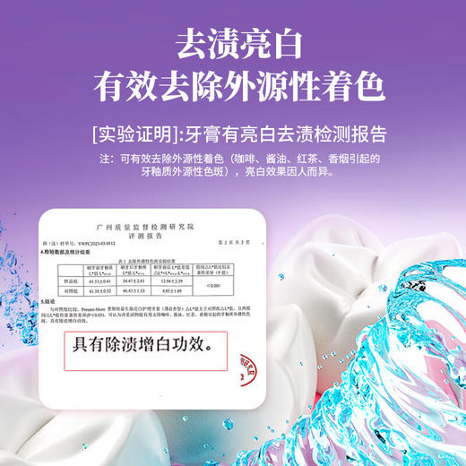 【新品上架】普斯特去渍亮白牙膏(薄荷香型)130g   超强薄荷 冻感清爽118213 商品图2