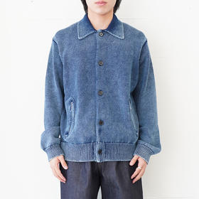 DAIRIKU Vintage Dyed Knit Jacket 复古成衣染色针织开衫夹克