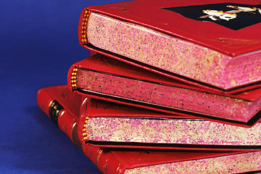 【英国装帧师手工版】《许渊冲莎士比亚戏剧集》（全四卷）红色山羊皮精装 商品图3