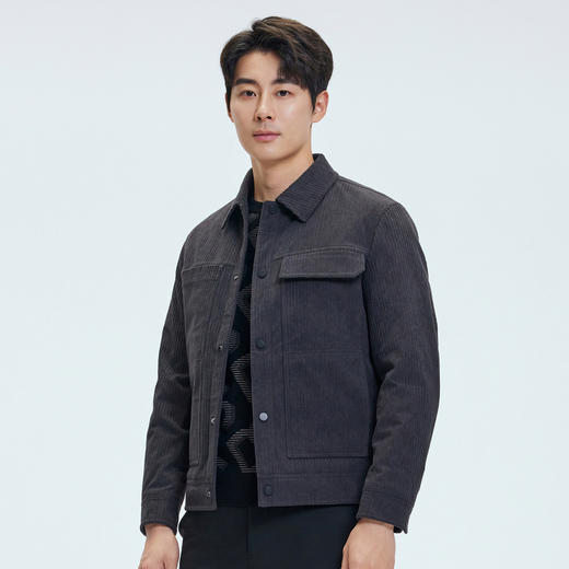 【门店同款&鸭绒】圣得西2025年冬季男士挺括有型翻领羽绒服 
 商品图3