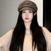 【特妮娜 山本羊毛堆堆帽】加宽短帽檐 修饰脸型 可调节帽围 柔软亲肤 久戴不闷不勒 精密紧实针脚 商品缩略图0