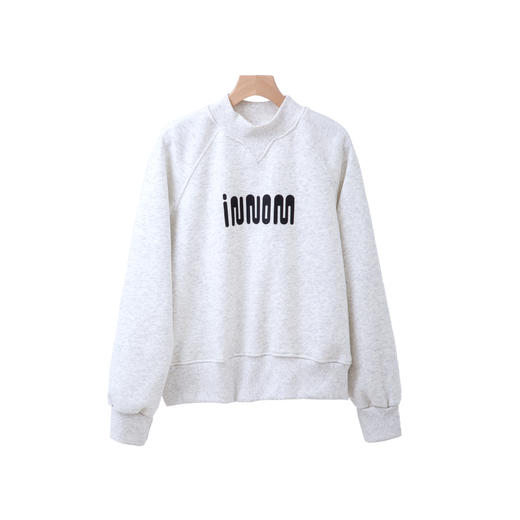 加绒半高领卫衣 商品图1