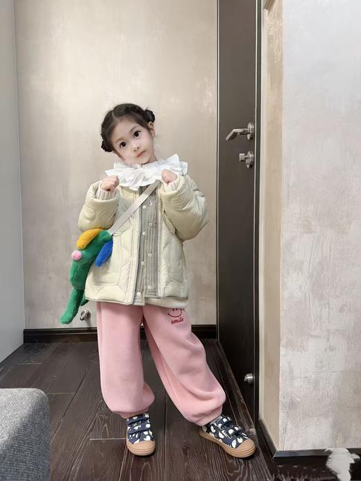 【秒杀】特价捡漏❗“软fufu”一条过冬不冻腿～🔥【喜林贝尔 儿童奥利绒笑脸卫裤】 商品图1