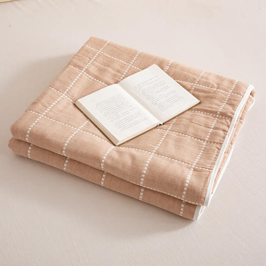 無印良品全棉六层纱毛巾被100%棉   150*200cm 商品图10