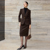 法小曼*子珍专区绵羊毛西装套装女气质老钱风职业装毛呢西服外套秋冬通勤两件套 商品缩略图6