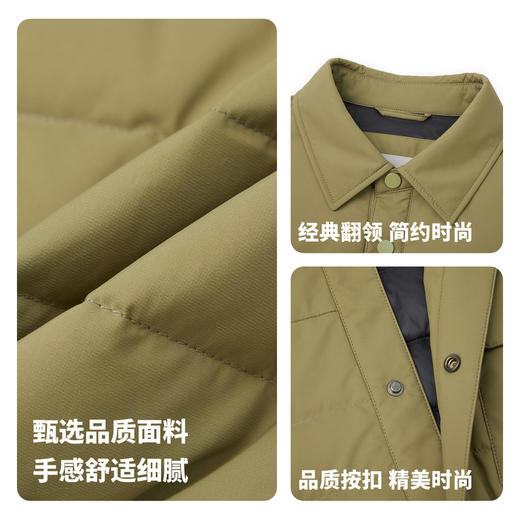 【门店同款&鸭绒】圣得西2025年冬季男士保暖翻领夹克羽绒服
 商品图4