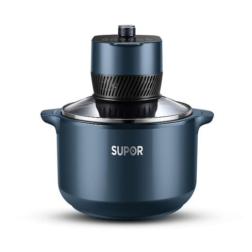 苏泊尔（SUPOR） 空气炸锅 5L大容量可视电炸锅 蒸汽嫩炸薯条机冷热双风循环双旋扭控制轻松炸整鸡苏泊尔可视空气炸锅 KJ50DQ75 商品图0