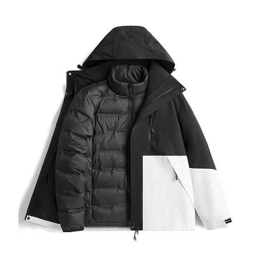 裁缝学苑AS608可拆卸羽绒服纸样冲锋衣内胆三合一女装新款外套服装打板 商品图4