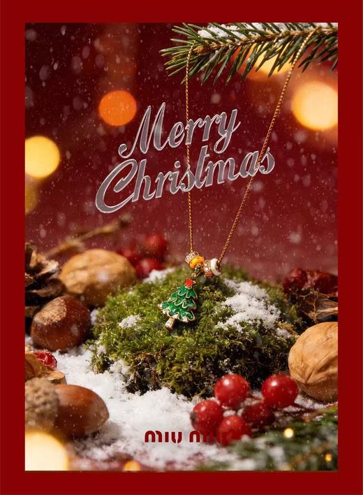 贸易公司订单！miu圣诞系列 许愿树锁骨链! 商品图6